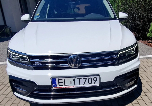 Volkswagen Tiguan cena 143000 przebieg: 48000, rok produkcji 2019 z Łódź małe 277